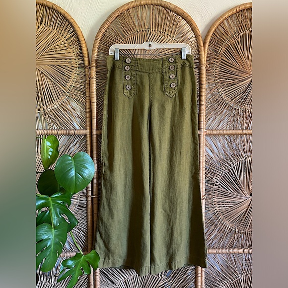 elevenses Pants - Elevenses linen pants